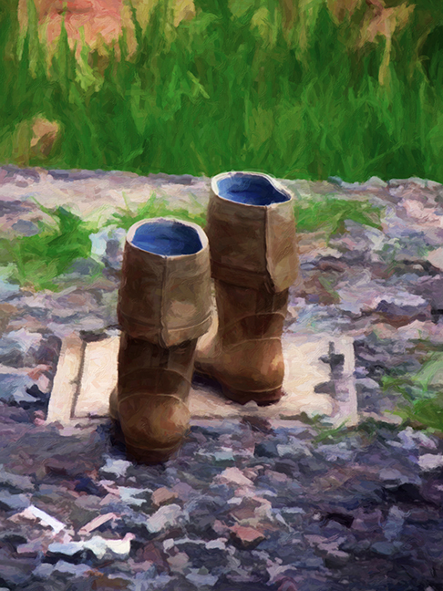 Rice Field Garden Boots