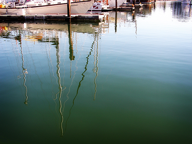 Victoria Bay Harbor Reflection